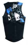 Mystic - Star Wakeboard Vest Zip Blue Allover